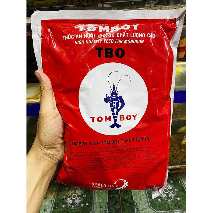 CÁM TOMBOY TB0 HẠT MỊN CHO CÁ CON BAO 1KG