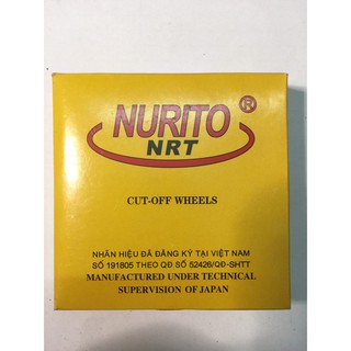 Đá cắt sắt NRT NHẬT dày Phi 100mm 100x2.0x16 mm