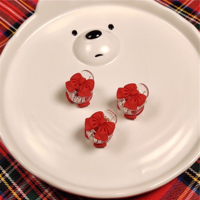 Kẹp Tóc Nhỏ Nơ Đỏ - KEP1181-18