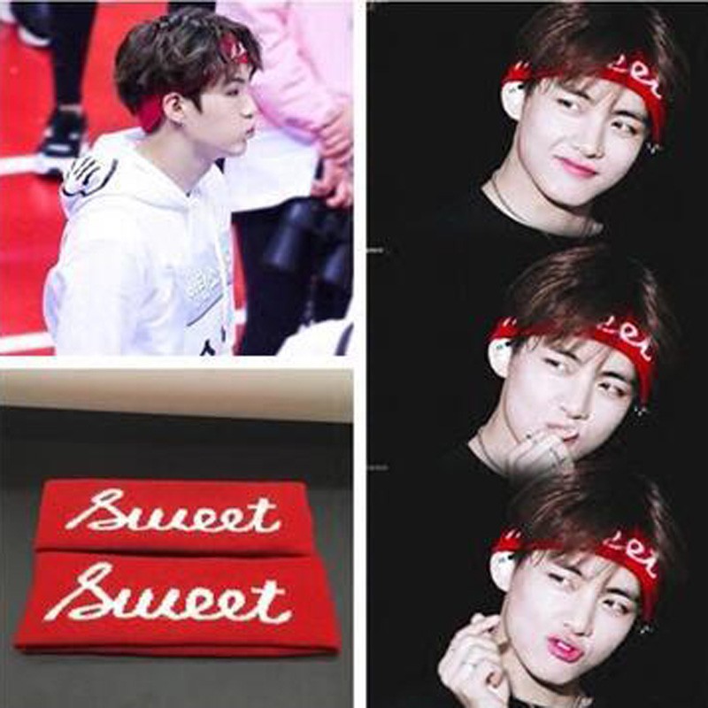 Băng đô cài tóc phong cách hip hop cho fan BTS Jungkook SUGA JIN
