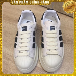 [Hàng trung - mẫu hót]Giày Thể Thao siêu phẩm Sneaker sò mastodon trắng vạch đen đế thơm vani