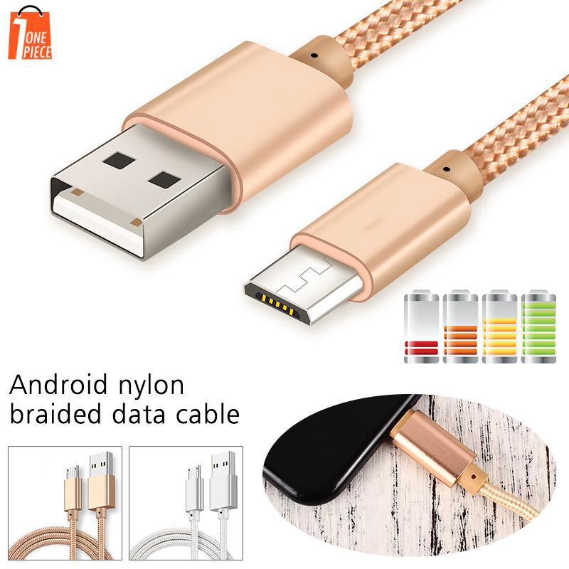 Dây cáp sạc nhanh 1M Micro USB 2A 1M cho điện thoại Android