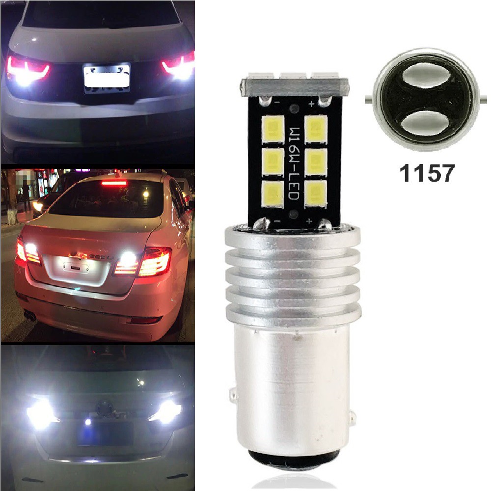 Bộ Đèn Led Chân 1157 - 15 SMD 2835 Đèn 12V-24V, Đèn Xi Nhan, Đèn demi, Đèn lùi Ô tô Xe Máy