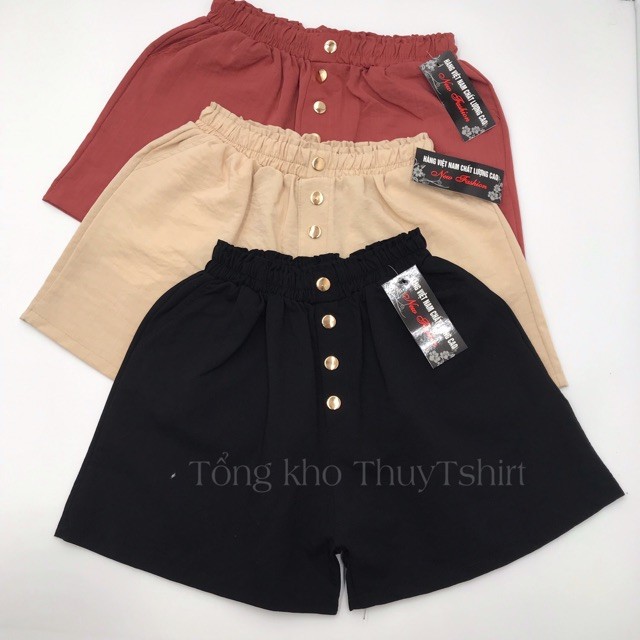 QUẦN SHORT NỮ 💖FREESHIP EXTRA💖✔️ẢNH+VIDEO THẬT✔️ Nhiều màu có đính hàng khuy dọc,freesize♥ ️ | WebRaoVat - webraovat.net.vn