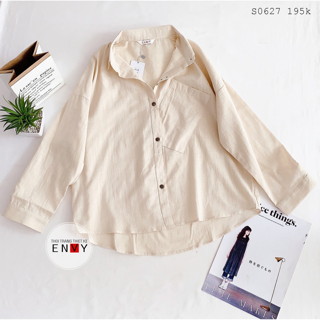 Áo Sơ Mi Tay Dài Túi Chéo ENVY-S0627