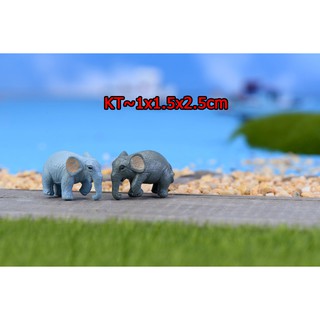 Tượng mô hình chú voi con