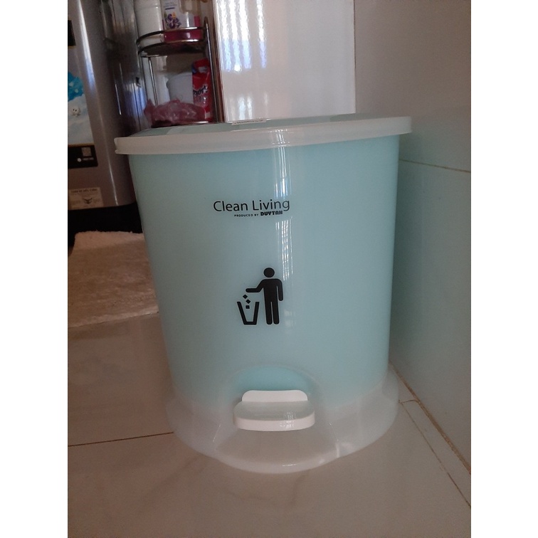 Thùng Rác Đạp Oval Duy Tân Cao Cấp Nhí/Nhỏ/Trung/Lớn