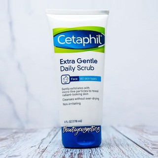 [Hàng Đức] Sữa rửa mặt tẩy tế bào chết dịu nhẹ Cetaphil Extra Gentle Daily Scrub (178ml)