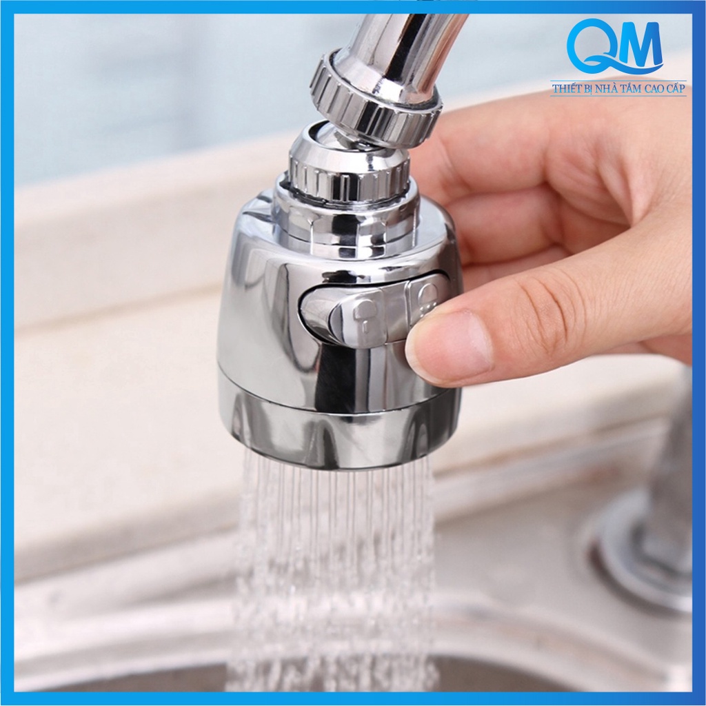 Đầu vòi nước tăng áp tạo bọt ,2 chế độ xoay 360 độ tiện dụng cho vòi rửa chén bát