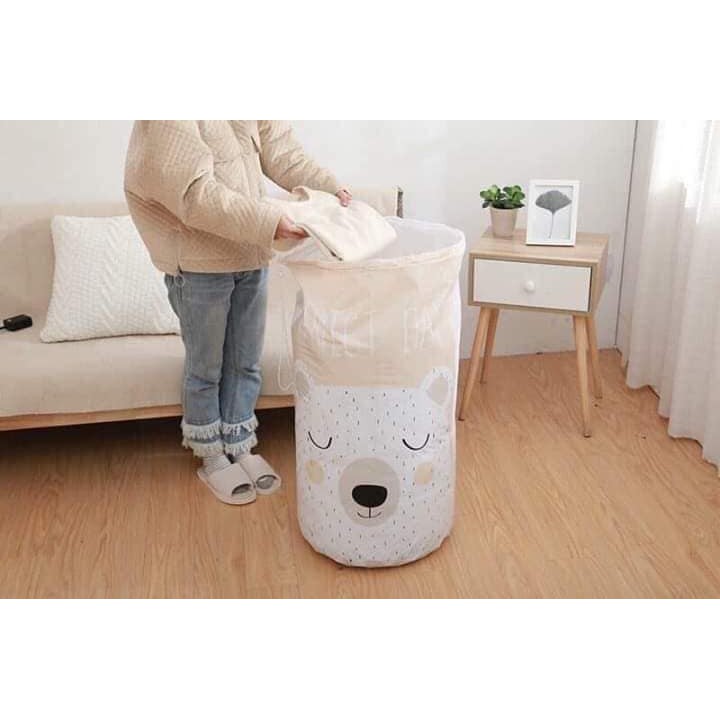 Túi đựng chăn màn quần áo có dây rút  siêu to kt 85*45cm.