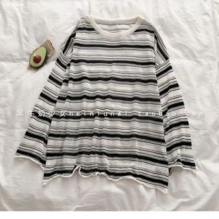 Áo kẻ dài tay( kèm ảnh thật)