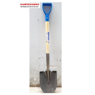 Cây xẻng nhọn cán gỗ tay cầm 1020mm A0704P C-MART