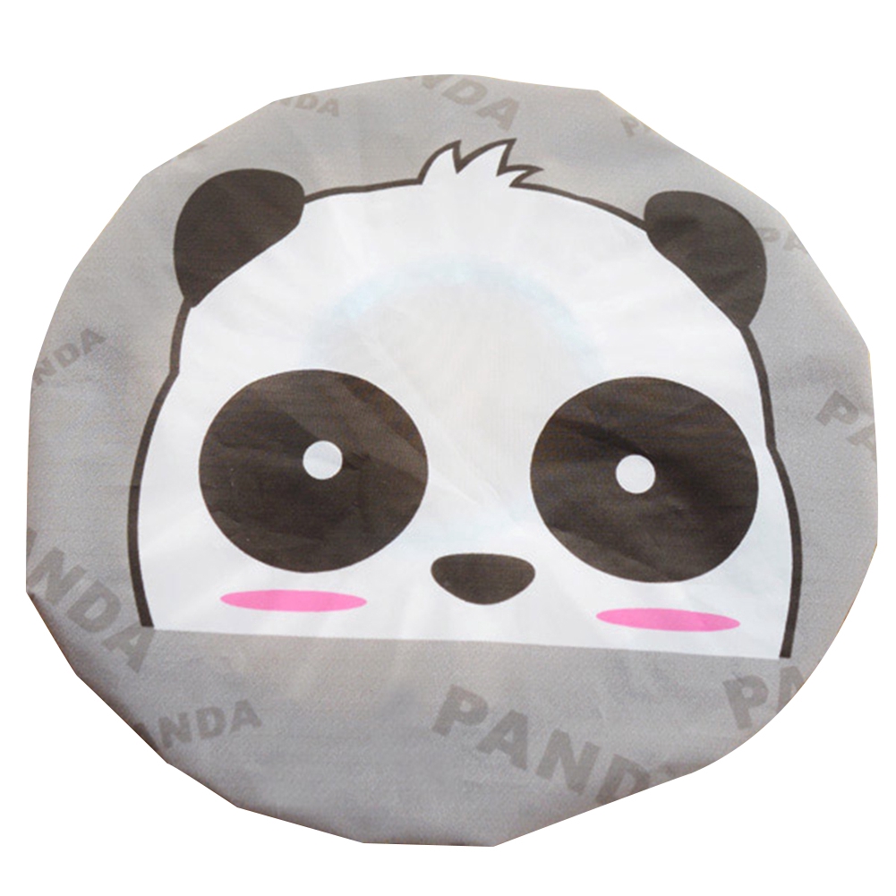 Mũ Trùm Tóc Chống Thấm Nước Họa Tiết Hoạt Hình Đáng Yêu Dùng Khi Tắm