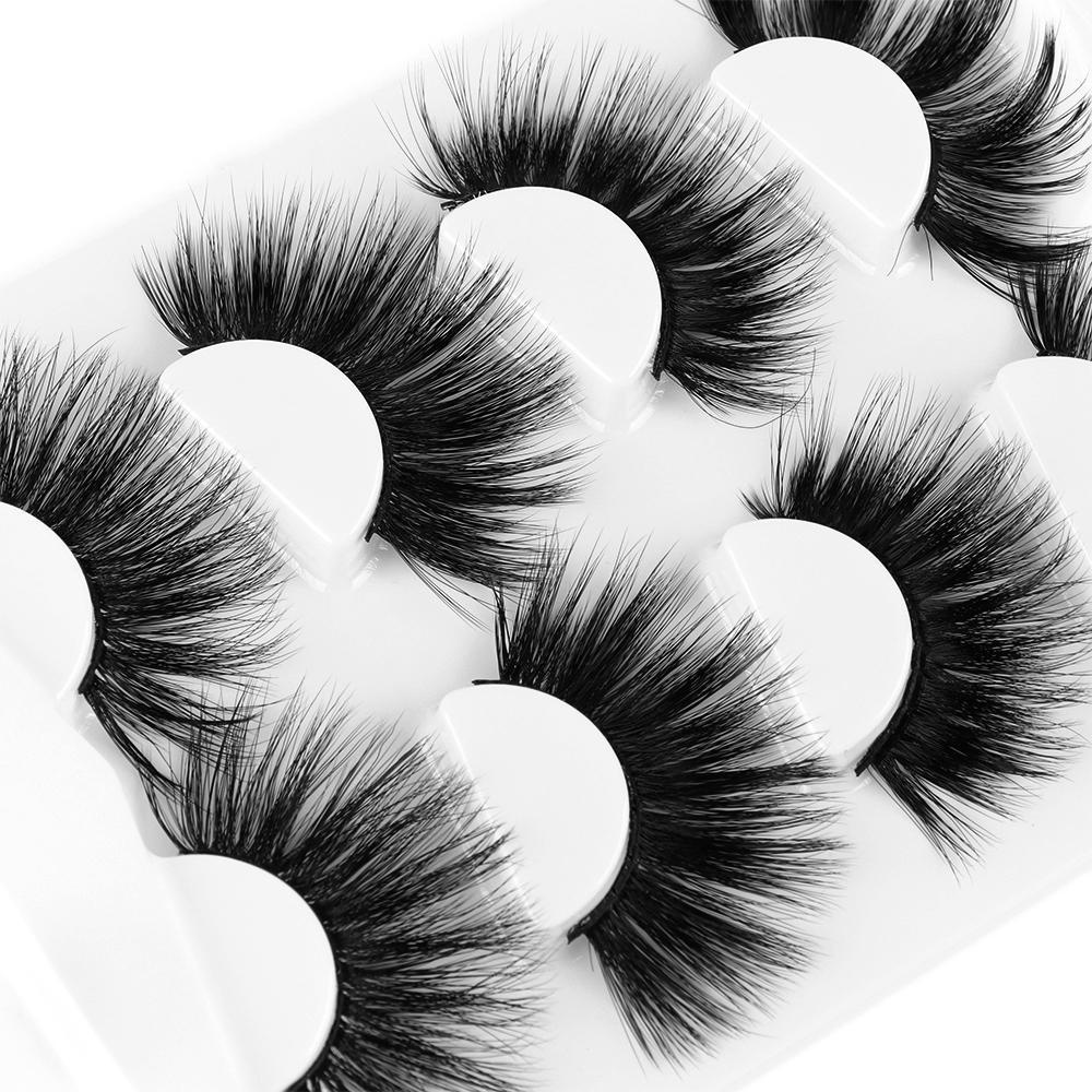 Set 4 Cặp Lông Mi Giả MIH SKONHED 3D Thời Trang Dành Cho Nữ