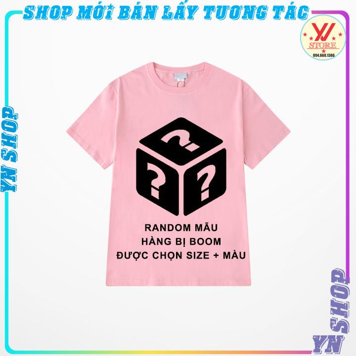 Áo thun nam nữ tay lỡ Lẻ size random chất cotton mát co dãn form rộng in nổi siêu bền ,CHỌN MÀU SIZE