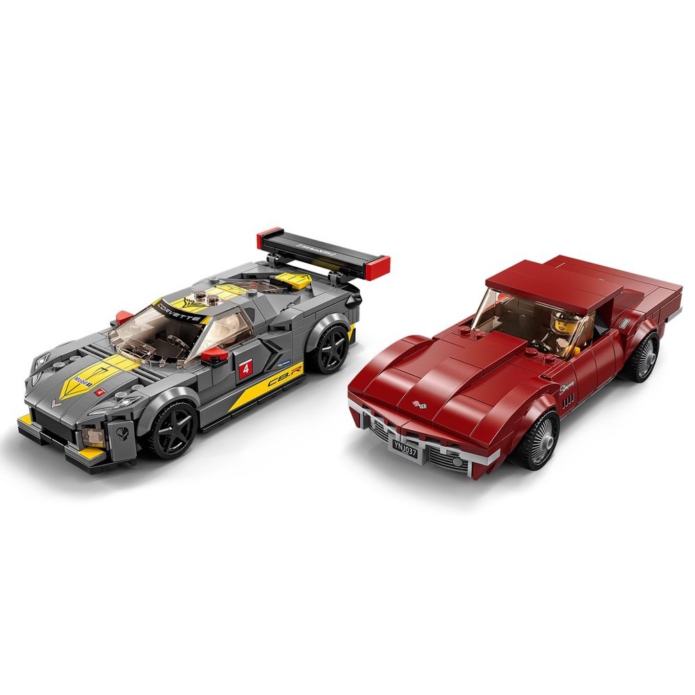 BỘ LẮP RÁP SPEED CHAMPIONS 76903 Chevrolet Corvette C8.R Race Car and 1968 Chevrolet Corvette