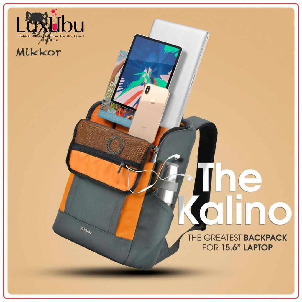 //LUXUBU// Túi Mikkor The Kalino Backpack / balo thời trang