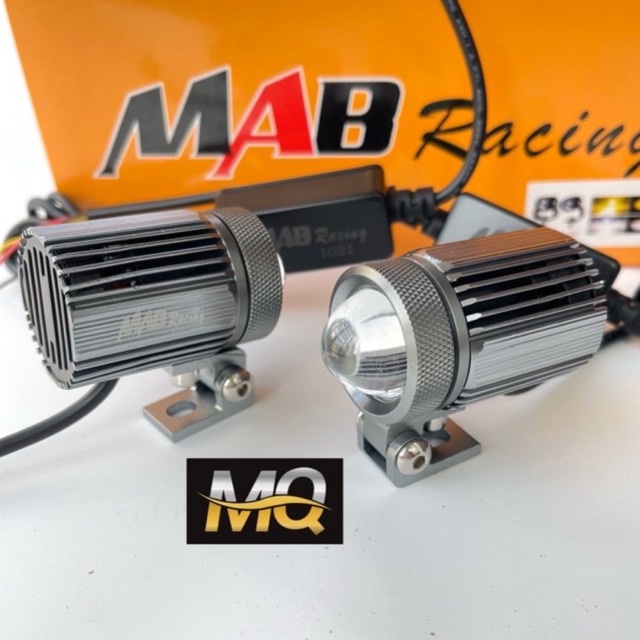 Đèn Trợ Sáng Mini 2 Mầu Cos Vàng pha Trắng VỎ NHÔM BẠC Chất Lượng Cao Trợ Sáng Bi Cầu Mini M3MINI