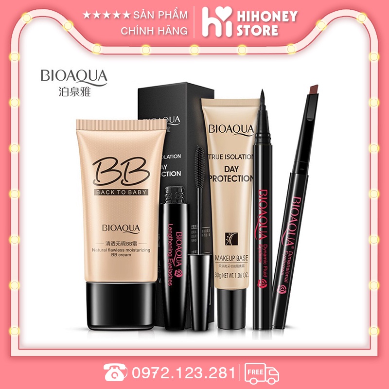 (HOT-NEW)Combo Bộ Trang Điểm 5 Món BIOAQUA