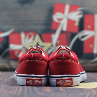 Giày Vss Old Skool Đỏ Tươi Nữ
