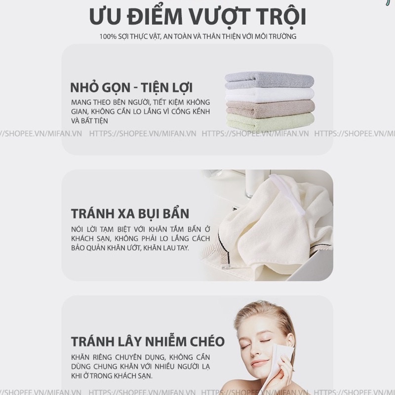 Khăn Giấy Nén Đa Năng Hàn Quốc Siêu Thấm Hút Khăn Lau Mặt Dùng 1 Lần Bông Cotton Tự Nhiên Bông Tẩy Trang Khăn Đa Năng