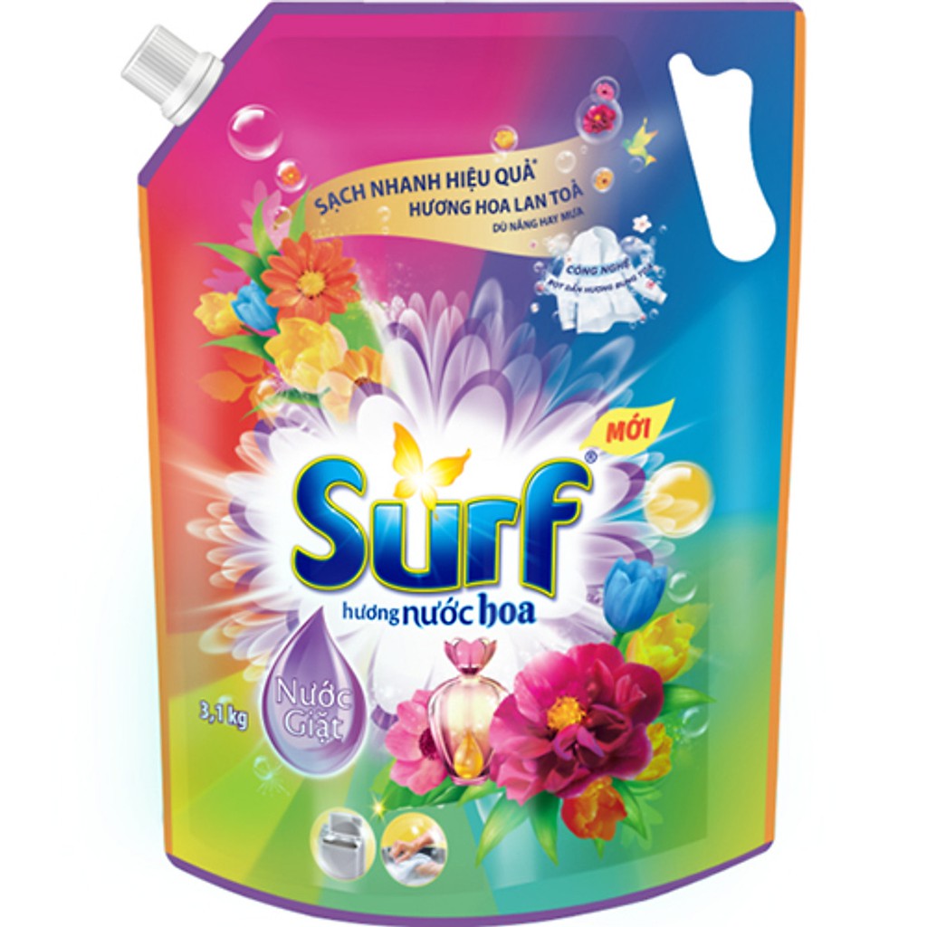 Nước giặt Surf túi 3.5kg/3.1kg