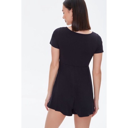 Jumpsuit ngắn Twisted-Front Romper F21 VNXK