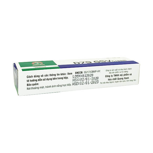 D97 GSV GIẢM MỤN TRỨNG CÁ, MỤN LƯNG, DÀY SỪNG NANG LÔNG 15G