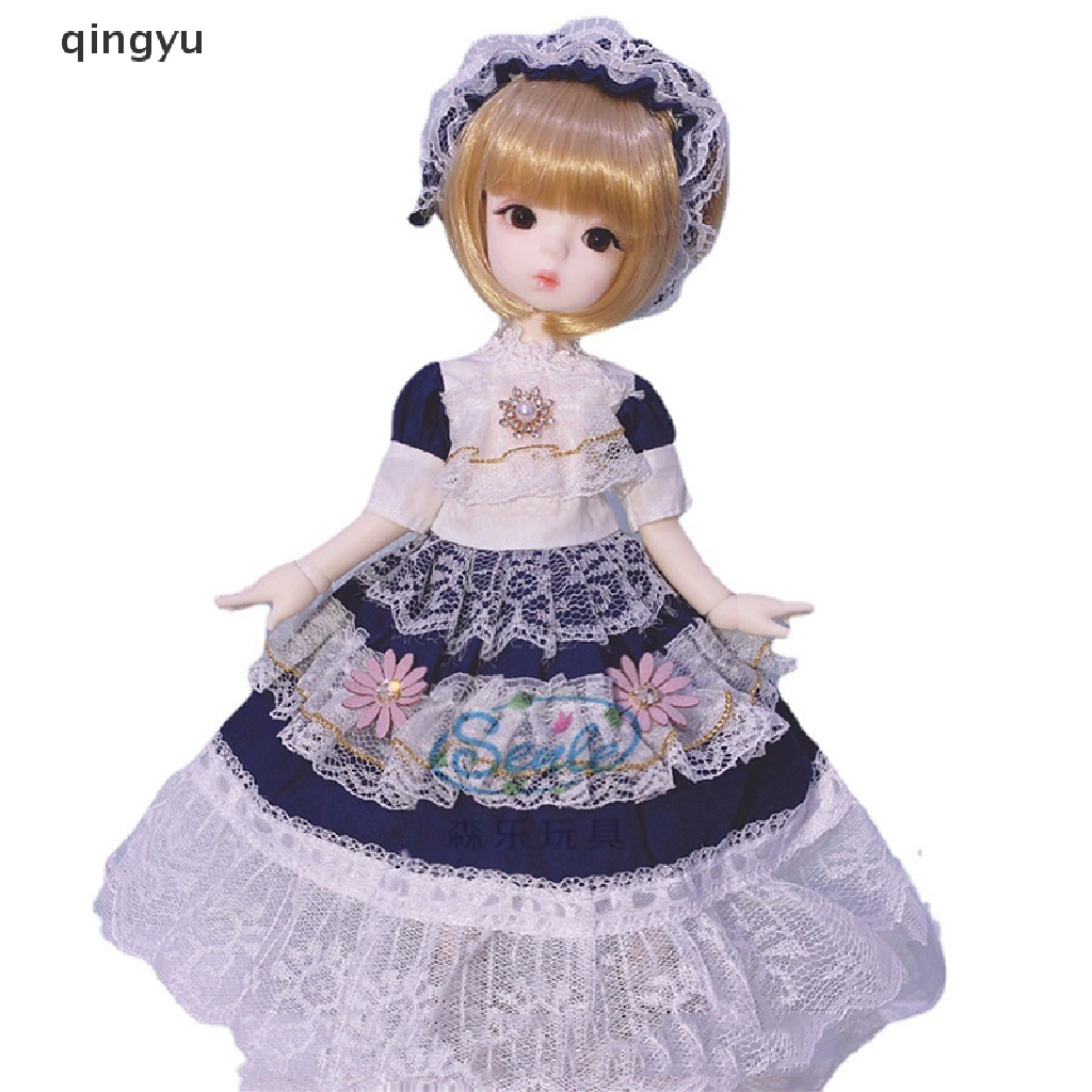 qingyu BJD Loli Doll Lolita Clothes 1/6 BJD Accessories Beautiful Maid Dress Girls Gift PLI