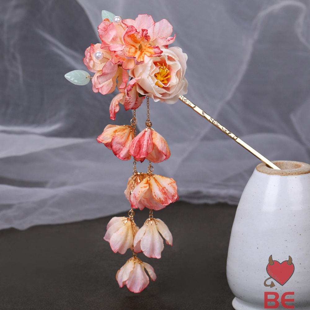 Trâm cài tóc YADORNOS bằng hợp kim phong cách Nhật Bản Trung Hoa 15cm