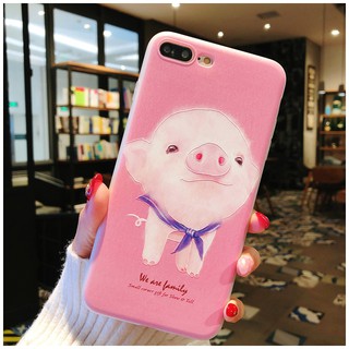 Ốp lưng in nổi Thỏ và Heo