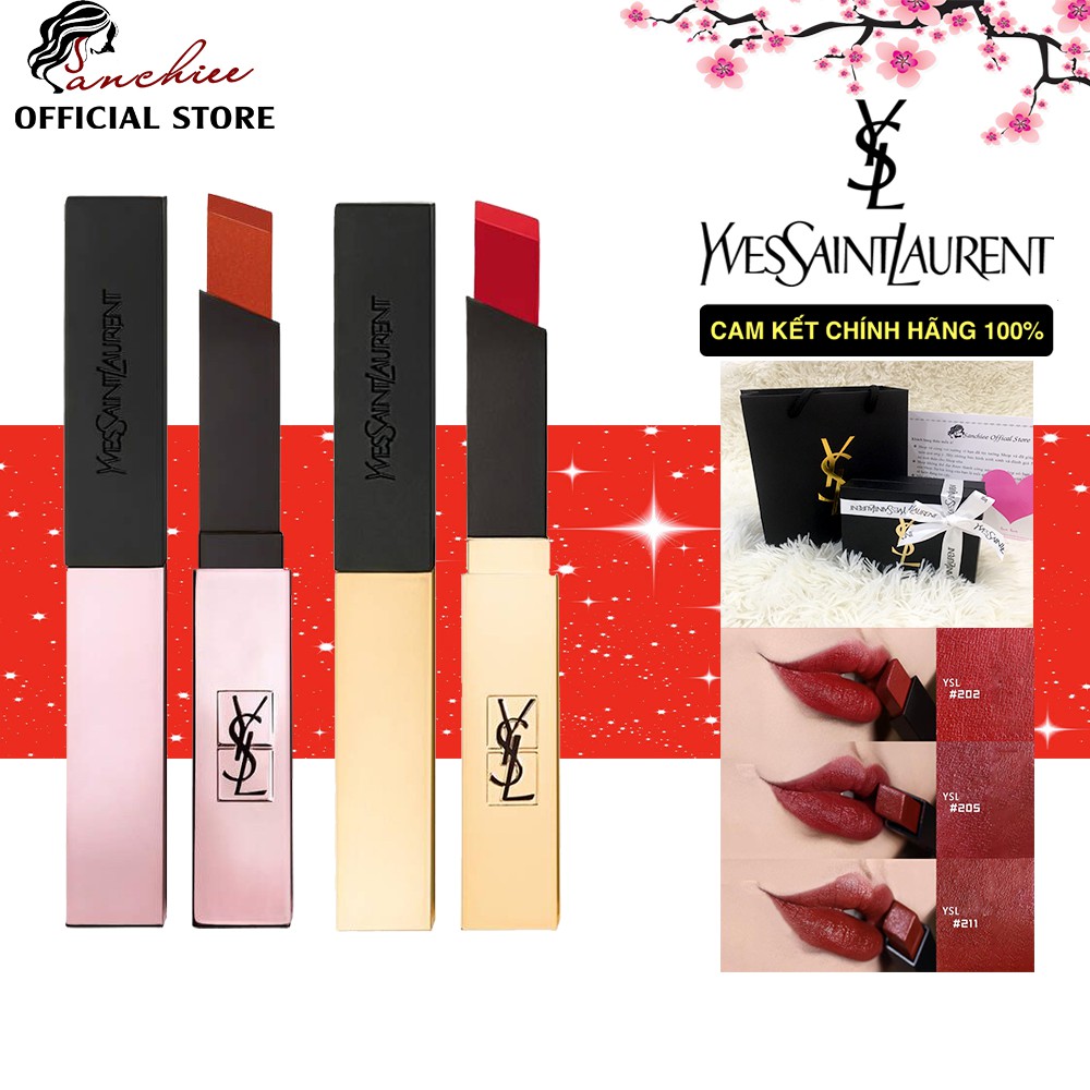 Son môi cao cấp YSL The Slim Glow Matte Lipstick HOT TREND 2021 | BigBuy360 - bigbuy360.vn