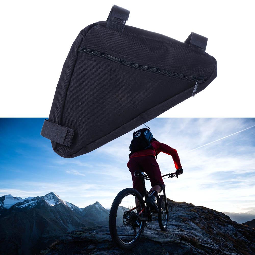 VANES1 Túi Tam Giác Màu Đen Đựng Vật Dụng Tiện Lợi Cho Xe Đạp