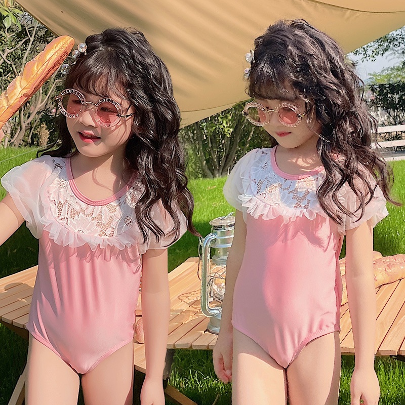 Bộ Đồ Bơi Một Mảnh Kiểu Công Chúa Dễ Thương Cho Bé Gái Từ 1-4 Tuổi