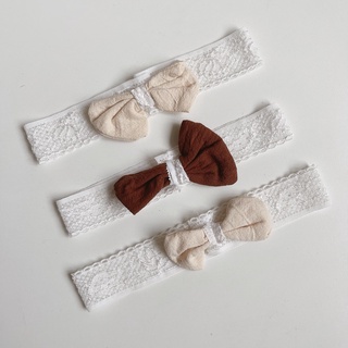Bờm tóc trẻ em, tuban ren nơ cho bé cái - CAMiE Kids