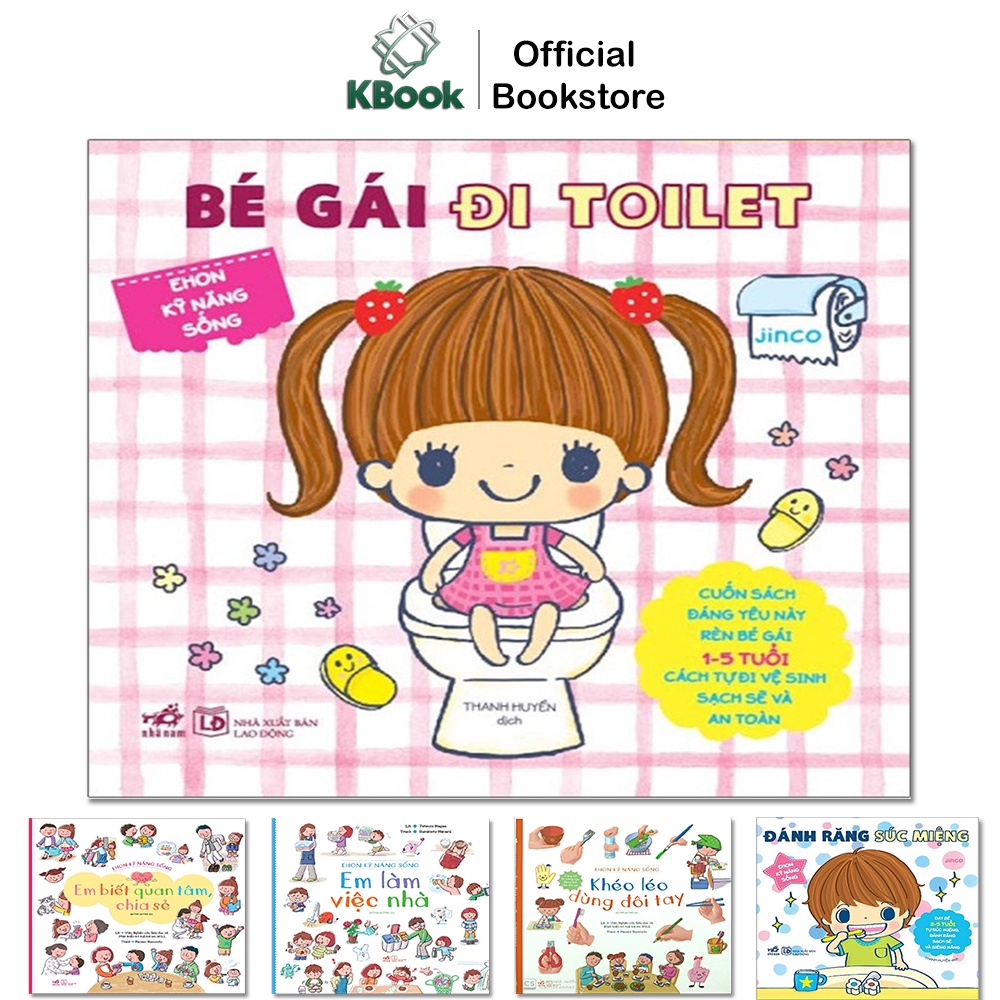 Sách - Ehon Kỹ năng sống - Nhật bản (6 chủ đề, lẻ cuốn tùy chọn)