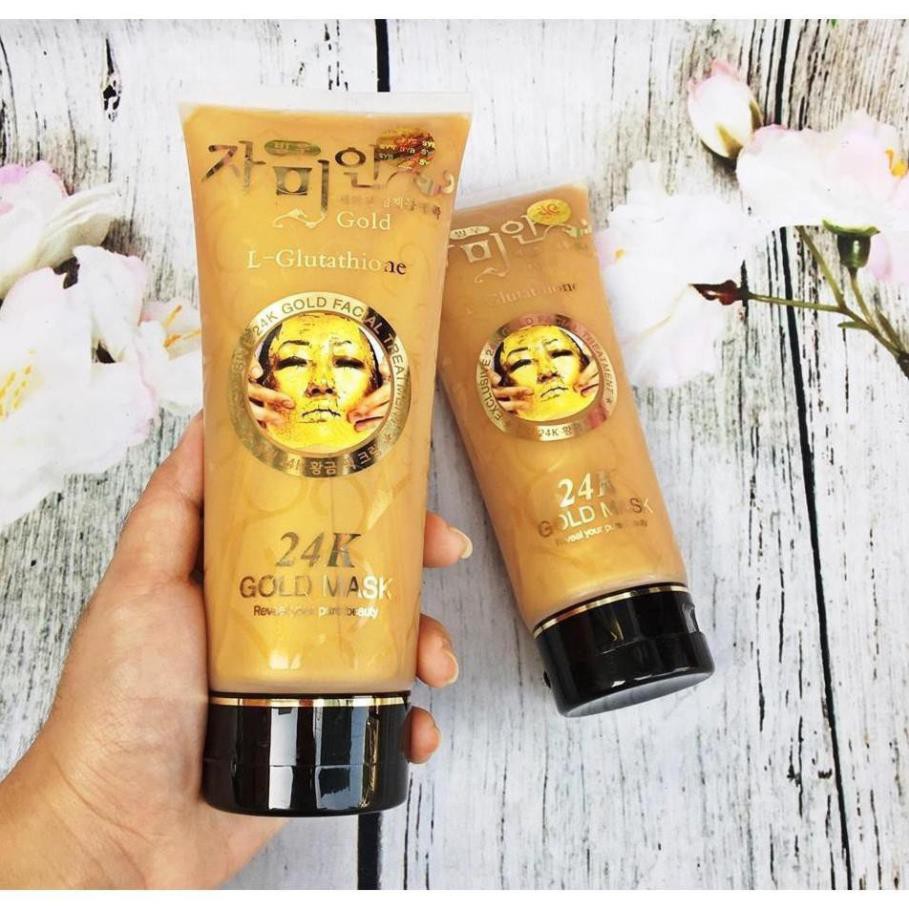 Gel lột mặt nạ vàng 24K Hàn Quốc dưỡng trắng làm săn chắc da mặt