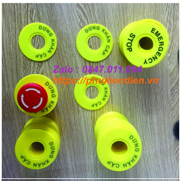 Tem mác nút dừng khẩn cấp phi 22