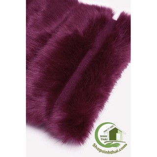 Thảm lông xù cao cấp màu tím đỏ ánh tím - thảm trang trí chụp hình ảnh sàn phẩm