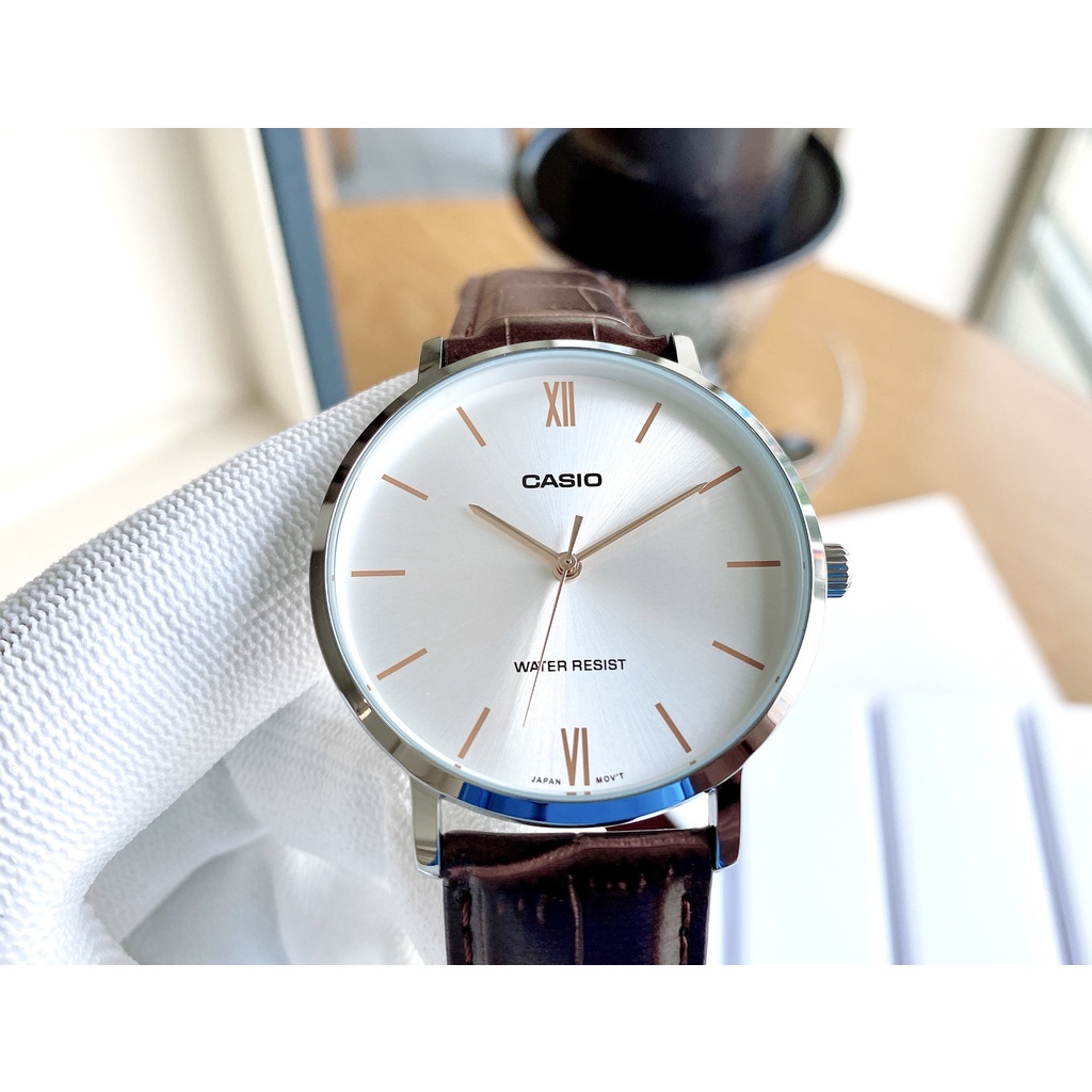 ĐỒNG HỒ NAM CASIO JAPAN QUARTZ MTP-VT01L-7B2