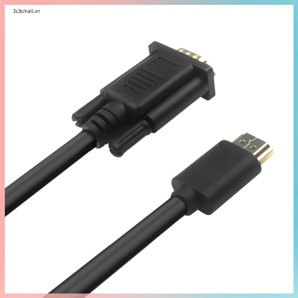 ✨chất lượng cao✨HDMI-compatible To VGA Cable Audio And Video 1.8 M Drive Free Full System