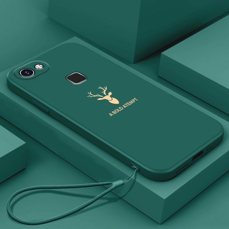 Ốp Điện Thoại Silicone Mềm Màu Trơn Bảo Vệ Cho VIVO V7 PLUS VIVO V7 Ylt01