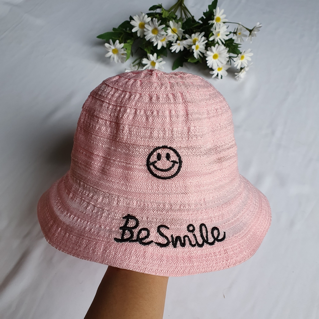 MŨ NÓN RỘNG VÀNH BE SMILE CHO BÉ TỪ 2 ĐẾN 6 TUỔI - HÀNG SIÊU ĐẸP