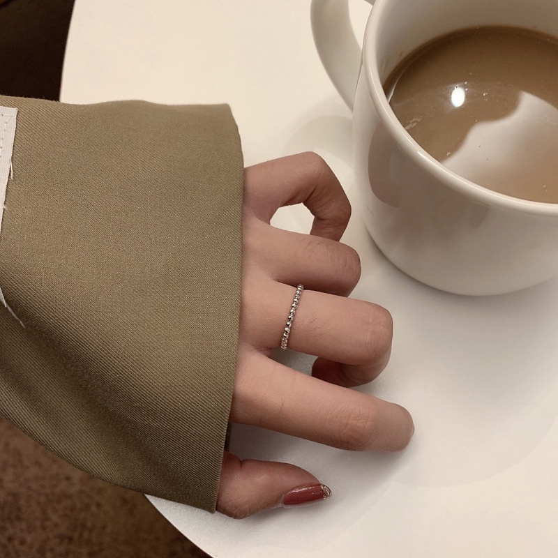 IF ME Set 3 nhẫn đeo tay kim loại đơn giản thời trang cho nữ