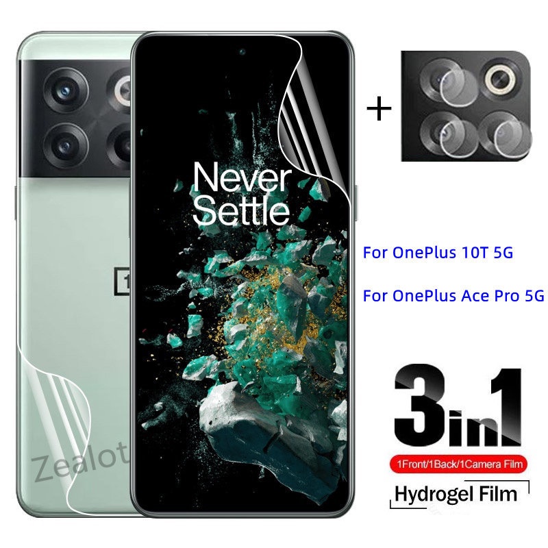 Phim Dán Hydrogel 3 Trong 1 Bảo Vệ Ống Kính Máy Ảnh Sau Cho OnePlus 10T Ace Pro 5G 1 + 10T