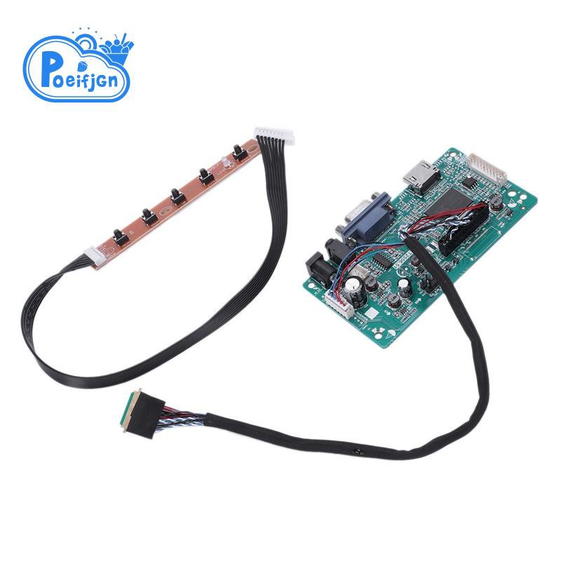 30 Pins Hdmi Vga Input Controller Board Kit Lcd Edp Driver Board For 1080P B156Han01.1 Lp156Wf4 Raspberry Pi 3 Laptop Lcd Screen