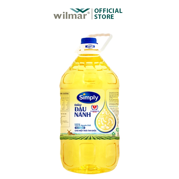 [Hỏa Tốc HCM] Dầu đậu nành simply 5L date mới nhất