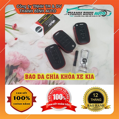 Móc Treo Chìa Khóa Bao Da Cao Cấp Xe Kia Morning - Thanh Bình Auto