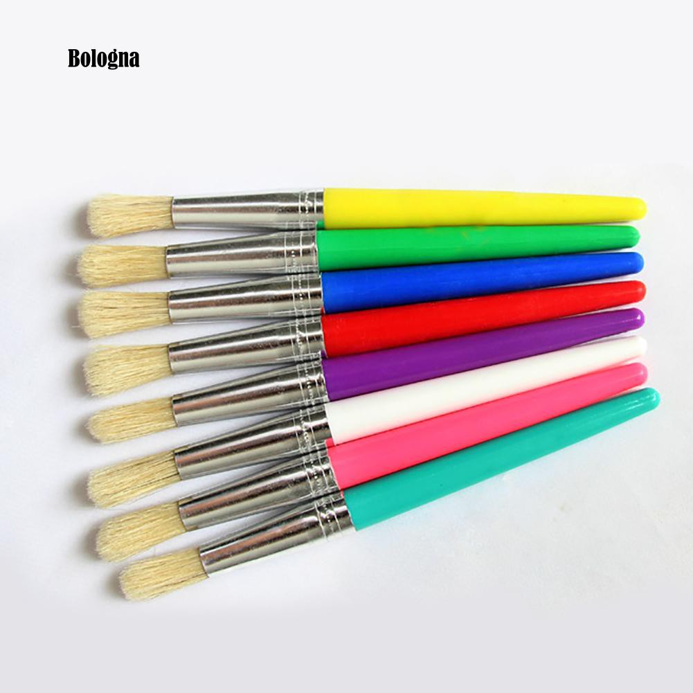 ❀ Bộ 4 Cọ Vẽ Tranh Sơn Dầu Bằng Lông Acrylic Chuyên Dùng Cho Bé