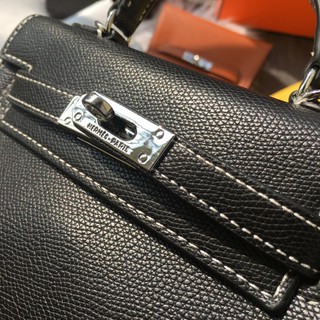 TÚI KELLY size mini tag bạc